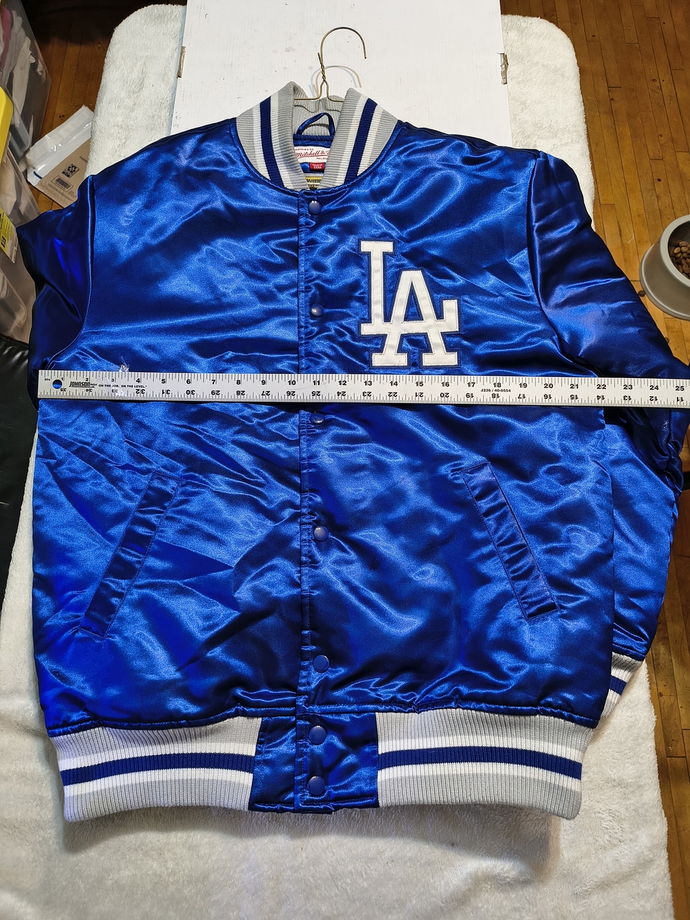 Michell & Ness LA Dodgers Satin Coaches Jacket Cooperstown Collection Medium - Picture 12 of 12